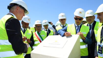 Faam Eni posa prima pietra Brindisi